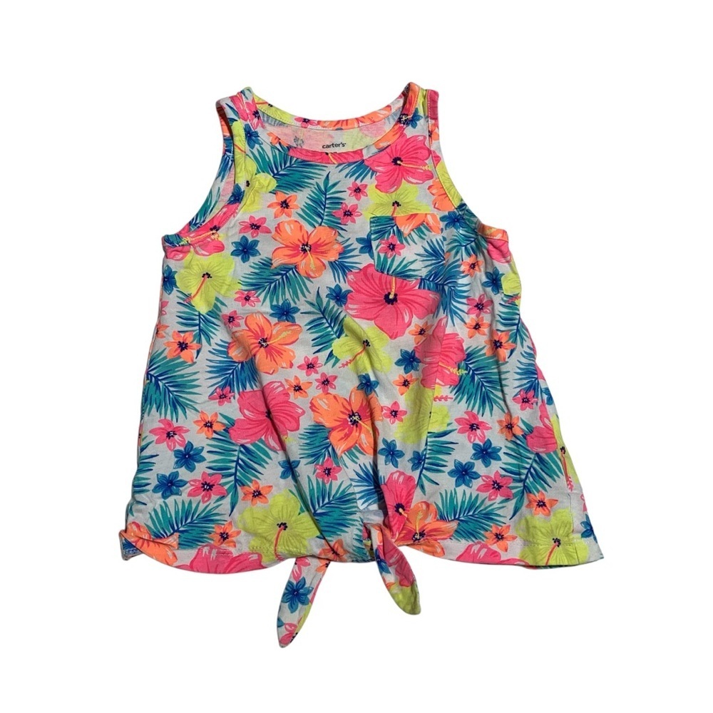 Carter's Colorful Floral Tank Top